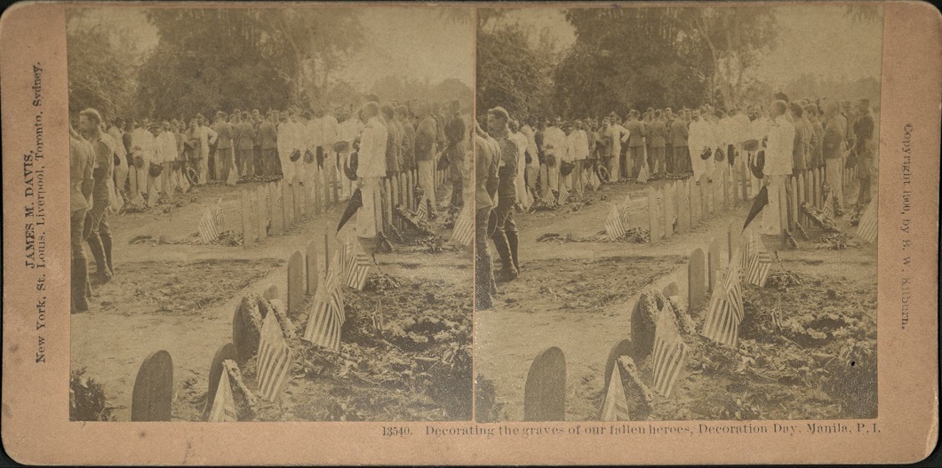 Decorating the graves of our fallen heroes, Decoration Day, Manila, P. I.